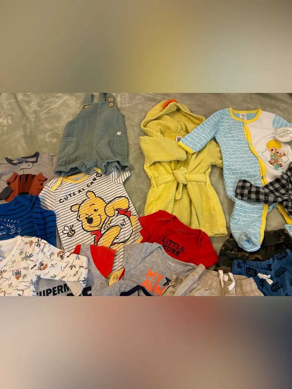 Mixed Baby Boy Clothing Bundle Sizes 6-12 Months 35 Pieces…